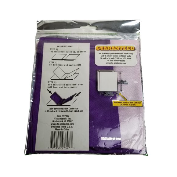 Its Academic Jumbo Book Cover NEW XXL Clear Spine Window Premium Edition - Picture 2 of 4